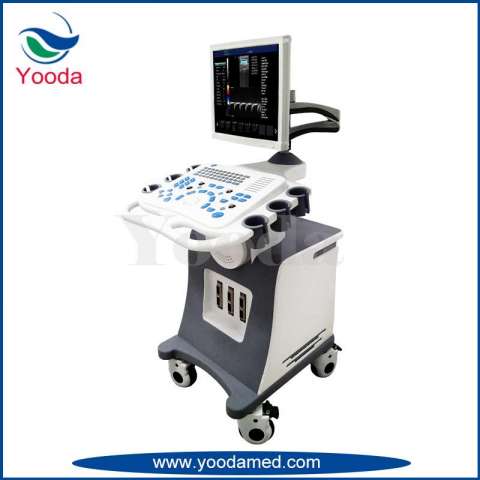 Medical and Hospital Supply Trolley Type Color Doppler Ultrasound Scanner